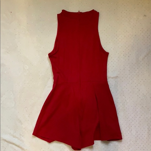 Charlotte Russe Deep V Envelope Romper - Picture 2 of 2